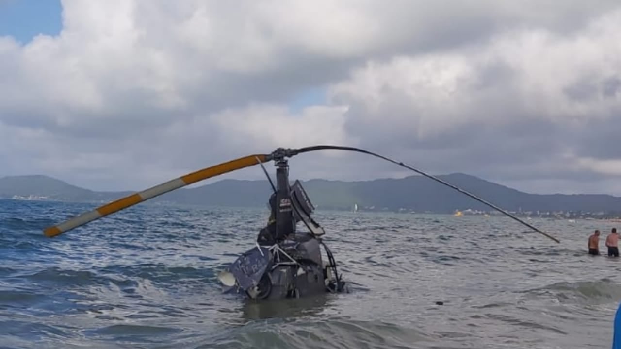 Este miércoles 19 de enero se presentó un accidente aéreo en playa de Brasil.