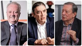 Arturo Calle, Gustavo Bolívar y Mario Hernández.