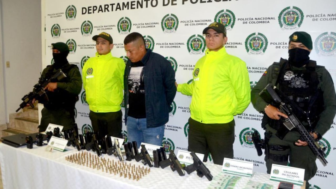 Cae peligroso cabecilla de las AGC en Antioquia,