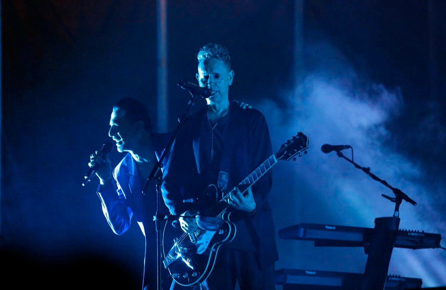 Martin Gore supo tomar la batuta y pintar distinto. Recodificó Strangelove. Foto: Guillermo Torres/ Semana