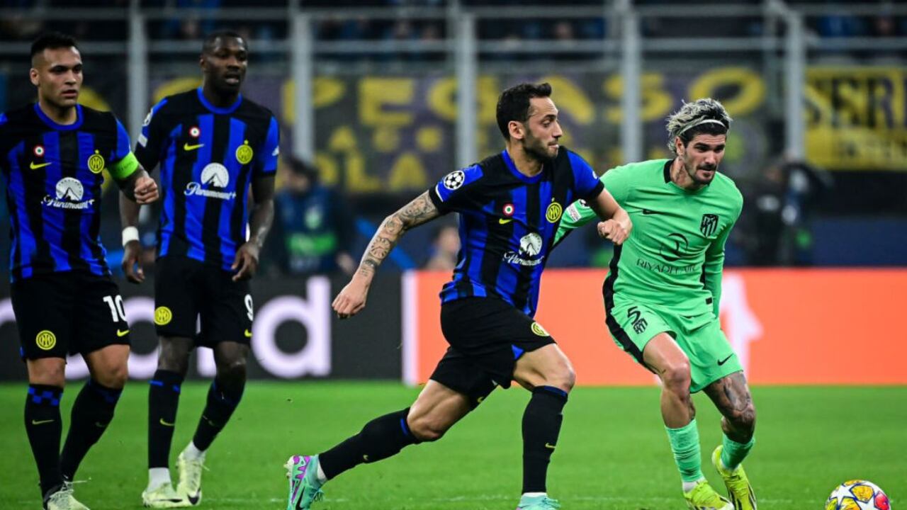 Atlético de Madrid vs. Inter de Milán.