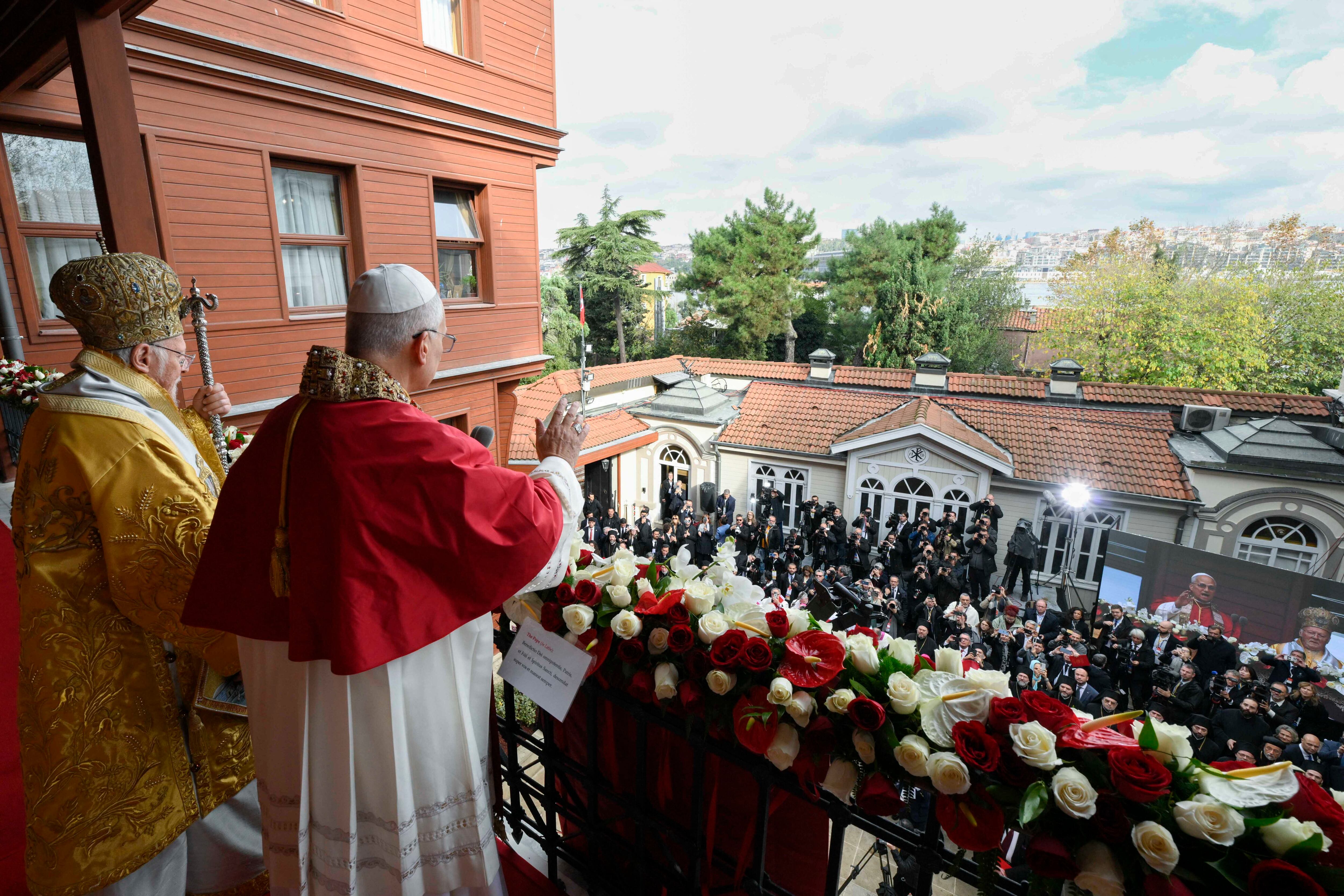 Papa León XVI en en Líbano