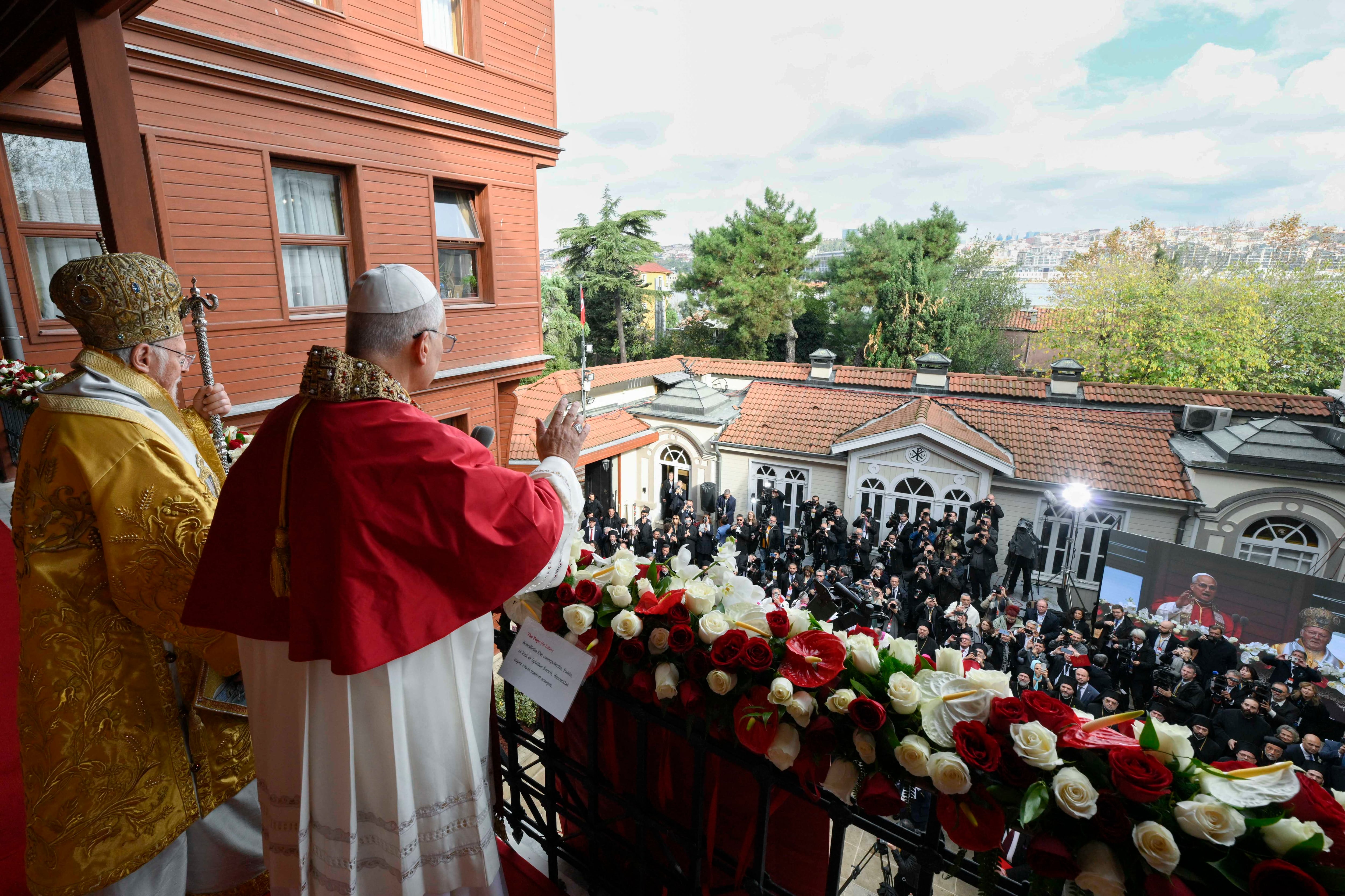 Papa León XVI en en Líbano