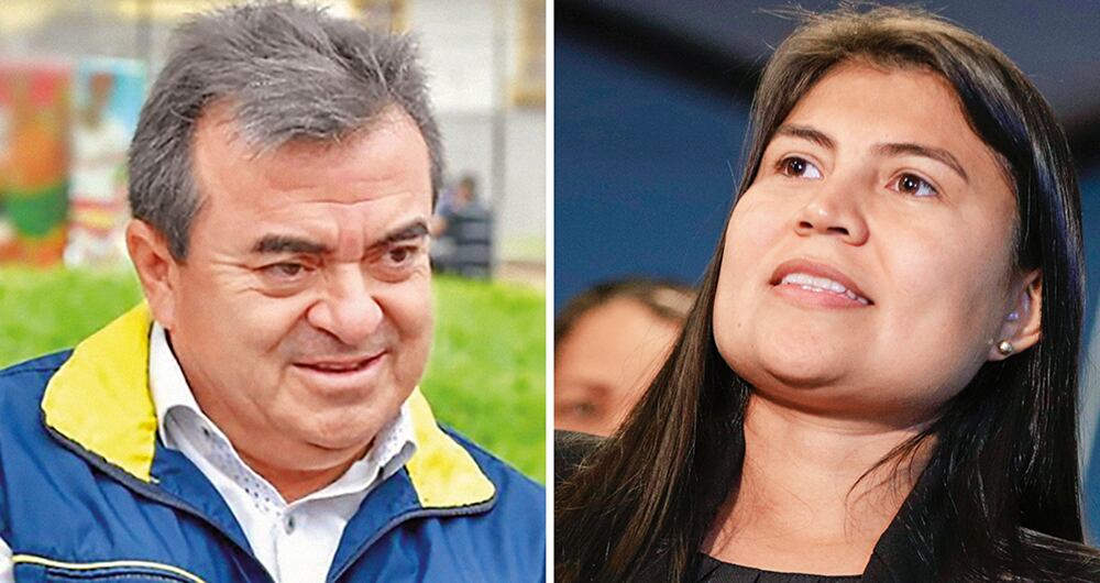 Olmedo López y la representante Karen Manrique fueron protagonistas de este episodio. La comunicación por chat de la congresista fue intensa al hacer seguimiento a los contratos.