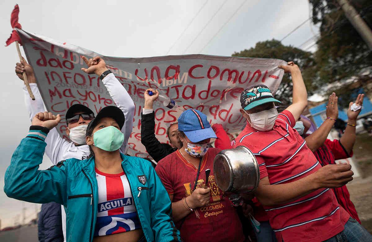 Varios manifestantes pidieron una respuesta pronta del Gobierno