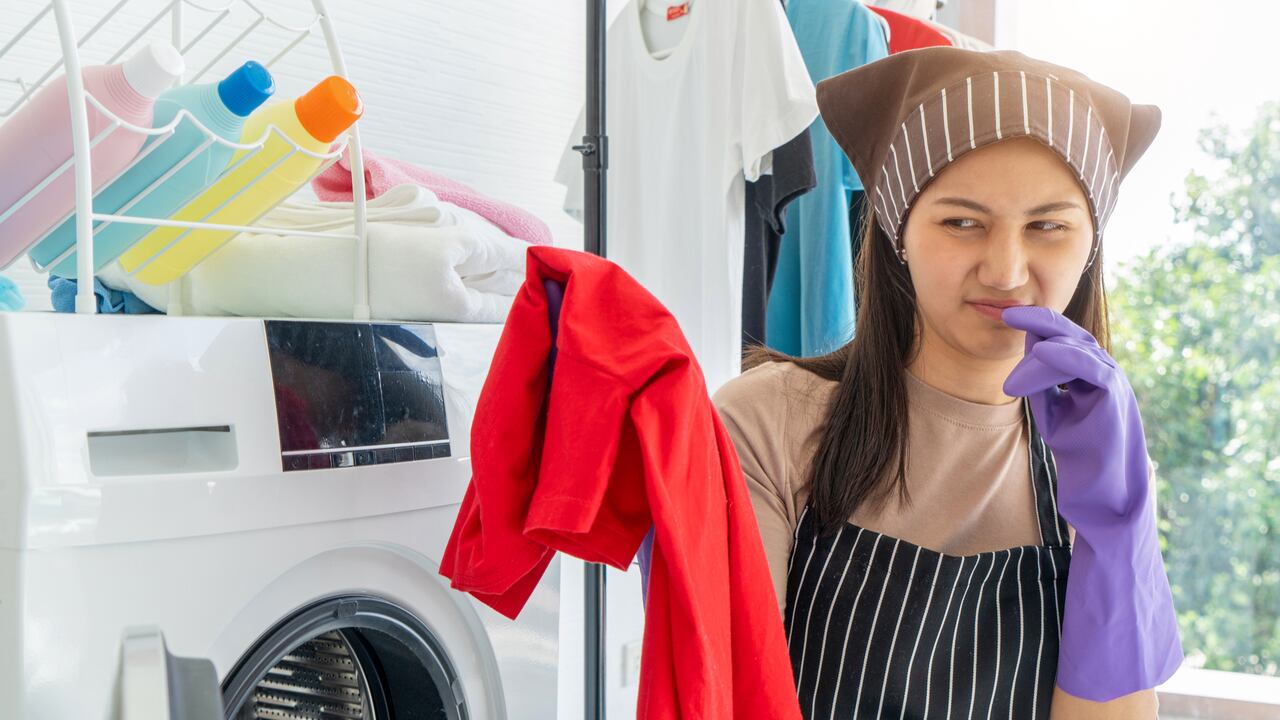 Es posible que el olor a humedad se presente con frecuencia en algunas prendas.