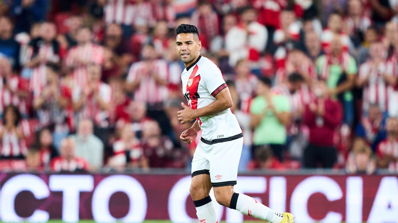 Radamel Falcao García, jugador del Rayo Vallecano.