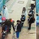 La semana pasada, otro hombre en moto le quitó el perro a una mujer.