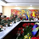 Las fuerzas militares de Colombia y Venezuela se reunieron en San Antonio de Táchira.