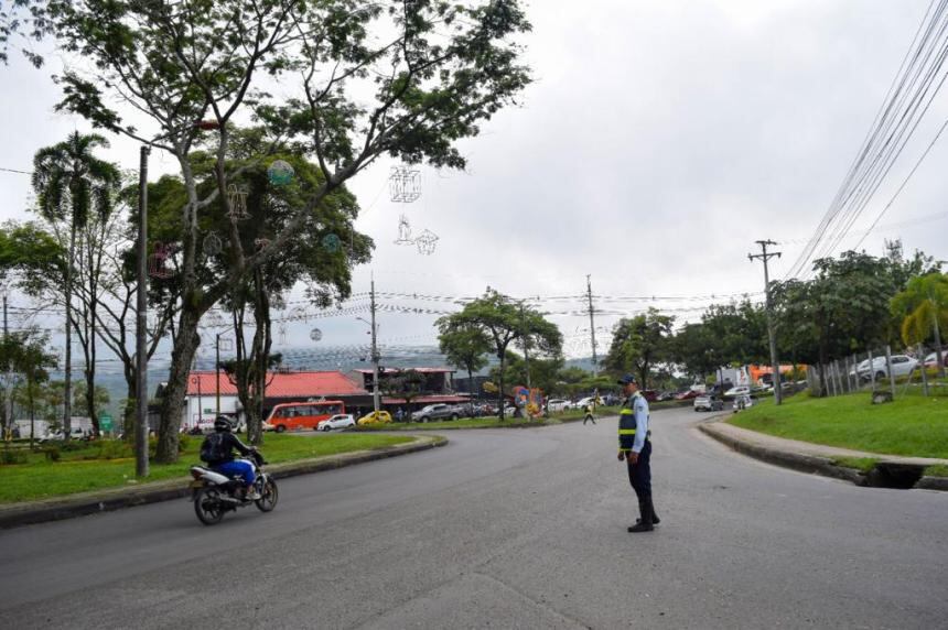 Los cierres viales en Ibagué son coordinados por la secretaría de Movilidad y la Policía