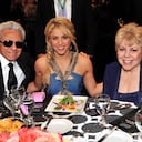 LAS VEGAS, NV - NOVEMBER 09: (L-R) William Mebarak Chadid, honoree Shakira and Nidia Ripoll attend the 2011 Latin Recording Academy Person Of The Year honoring Shakira held at the Mandalay Bay Resort & Casino on November 9, 2011 in Las Vegas, Nevada. (Photo by Rodrigo Varela/WireImage)