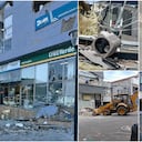 Así quedaron las instalaciones de la empresa Gamanuclear en el Eje Cafetero tras el terremoto del 10 de agosto.