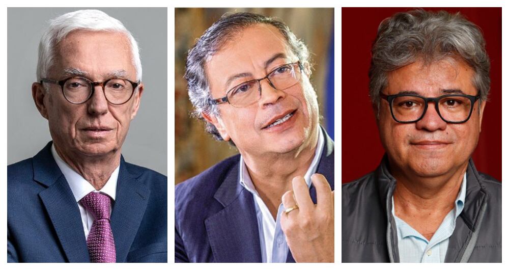 Jorge Enrique Robledo, Gustavo Petro y Wilson Arias