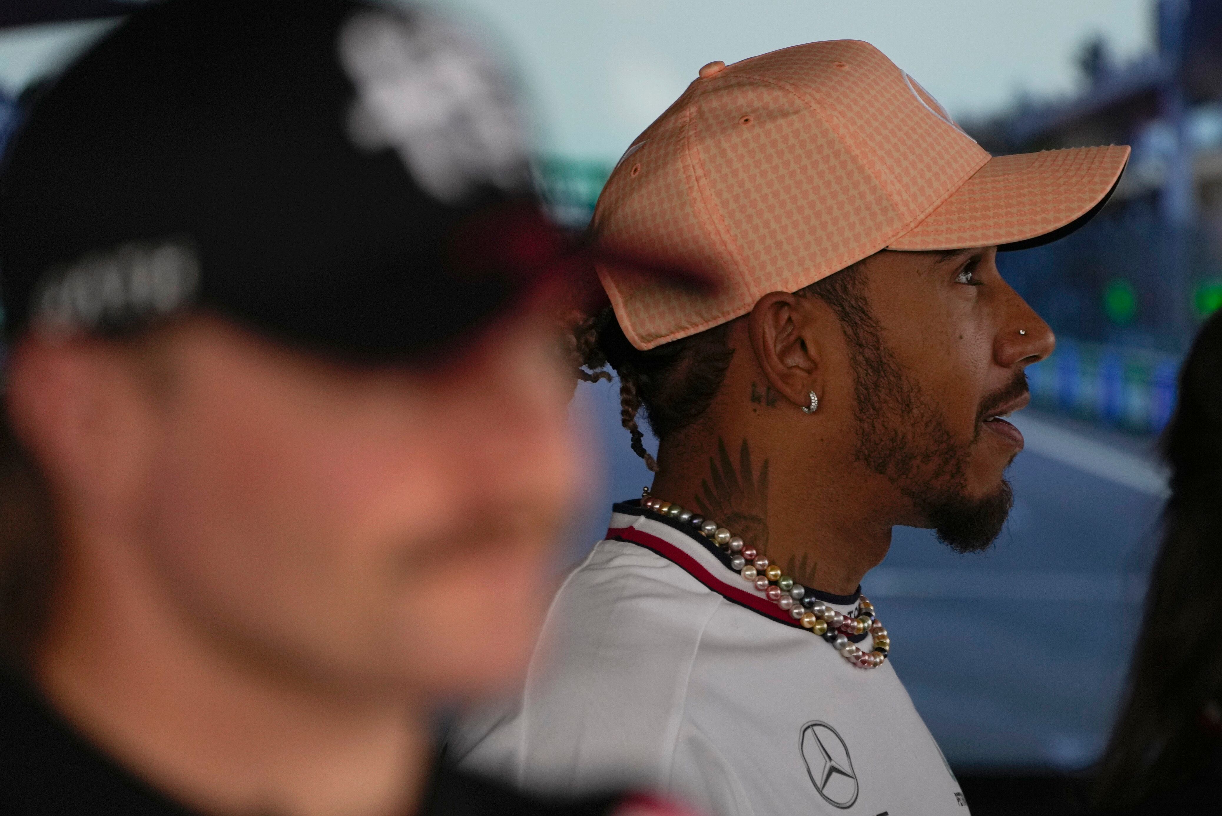 Lewis Hamilton no tuvo el mejor desempeño en los primeros libres del GP de México.