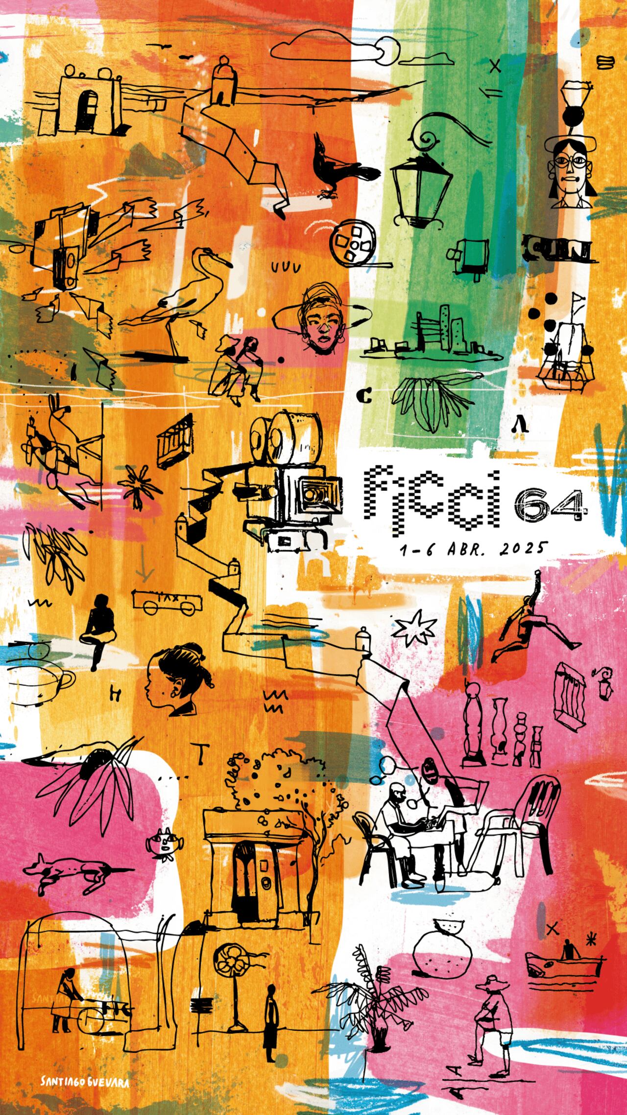 La imagen oficial del FICCI 64 es de Santiago Guevara.