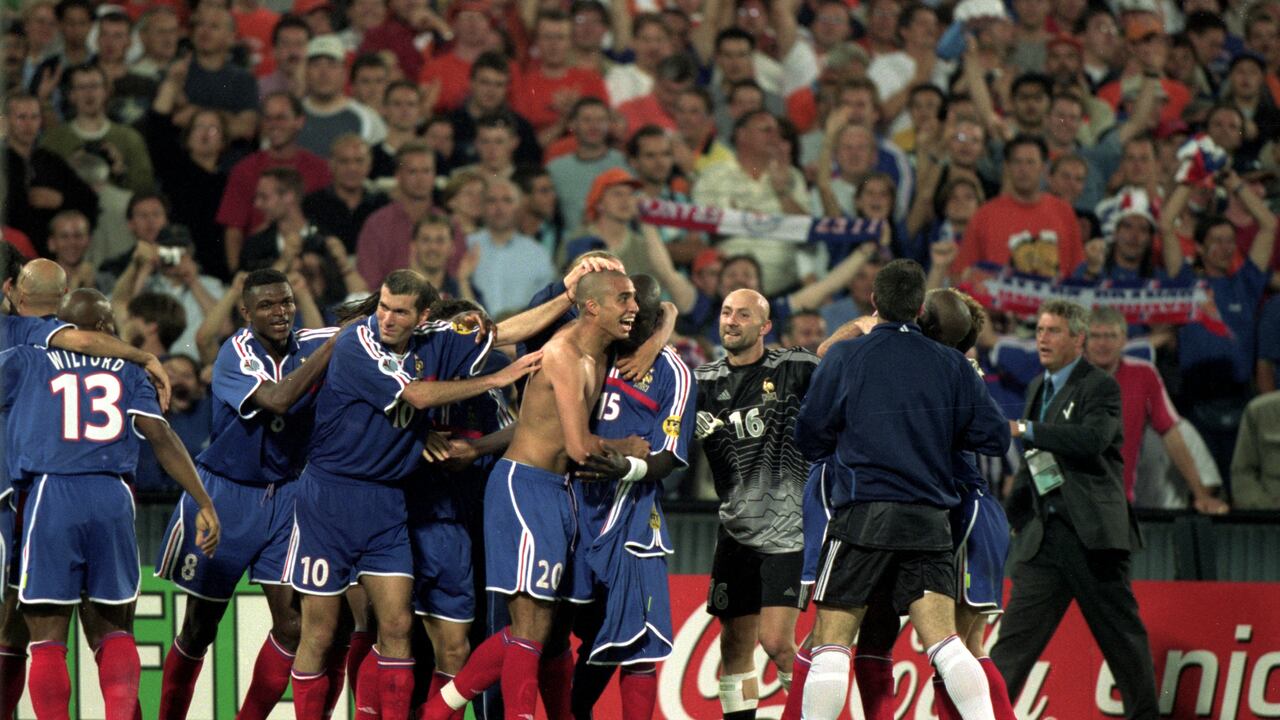 David Trezeguet, campeón con Francia en el Mundial de Francia 1998.