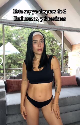 Luisa Fernanda W presumió su estado físico en redes sociales.