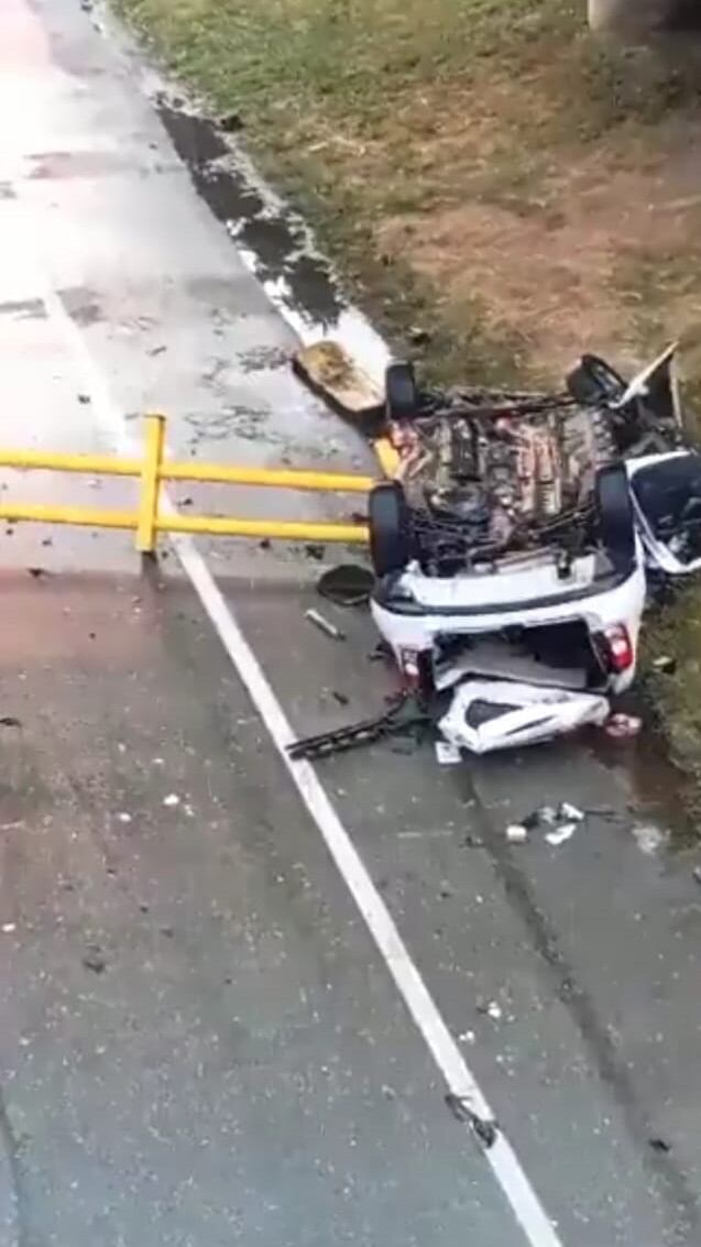 Accidente vía Palmira - Cali
