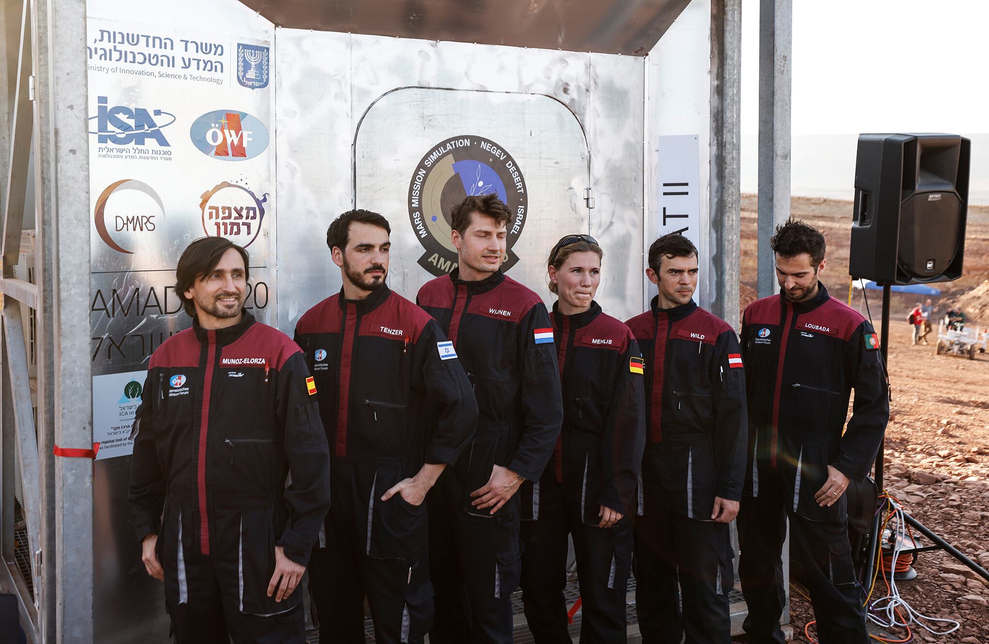 En un cráter rocoso israelí, los científicos simulan la vida en Marte