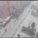 La capital parecía cubierta de nieve en algunas tomas publicadas por usuarios en redes sociales.