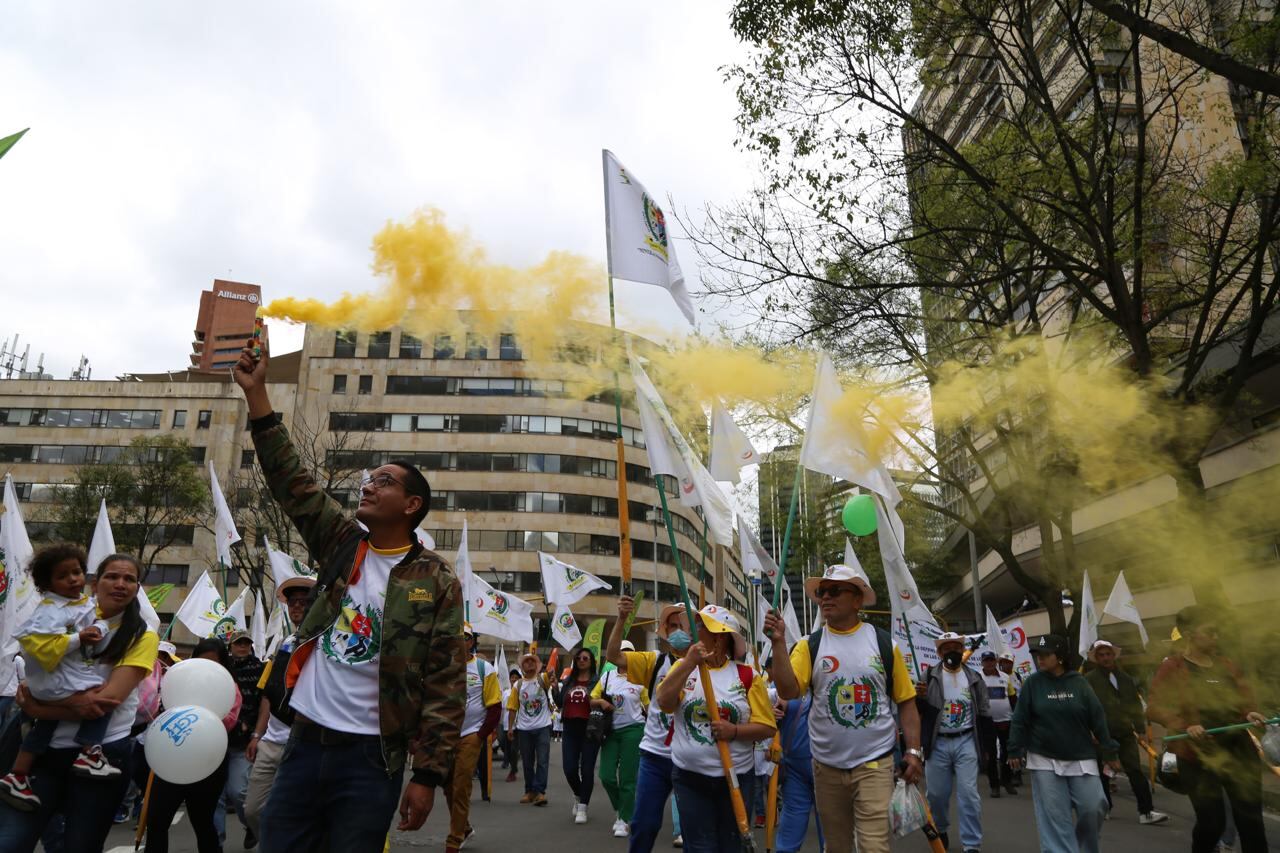 Marchas primero de mayo en Bogotá
