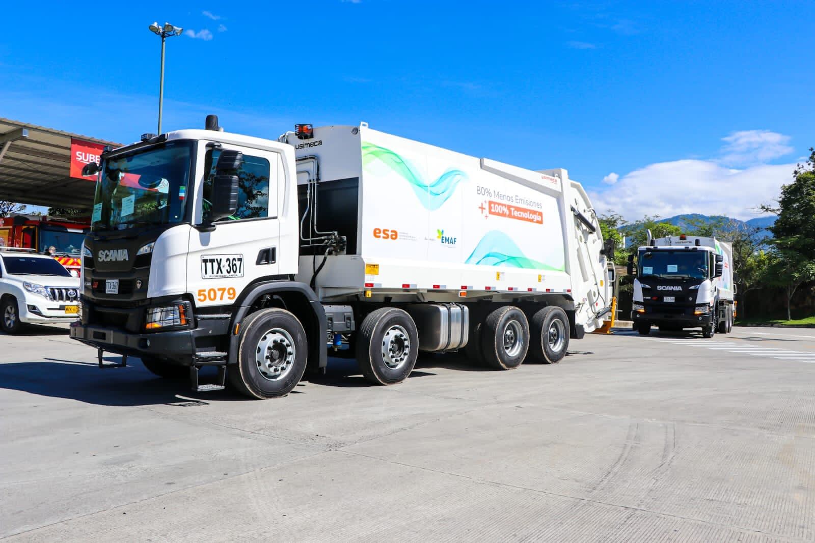 Los camiones fueron adquiridos tras la recuperación económica de la EMAF.