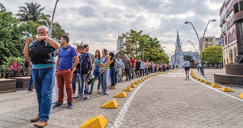 La mayor cantidad de electores salieron a votar antes del medio día 