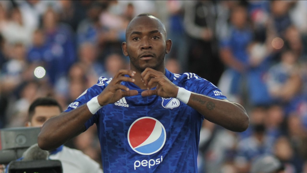 Diego Herazo marcó el gol de Millonarios para la victoria sobre Bucaramanga