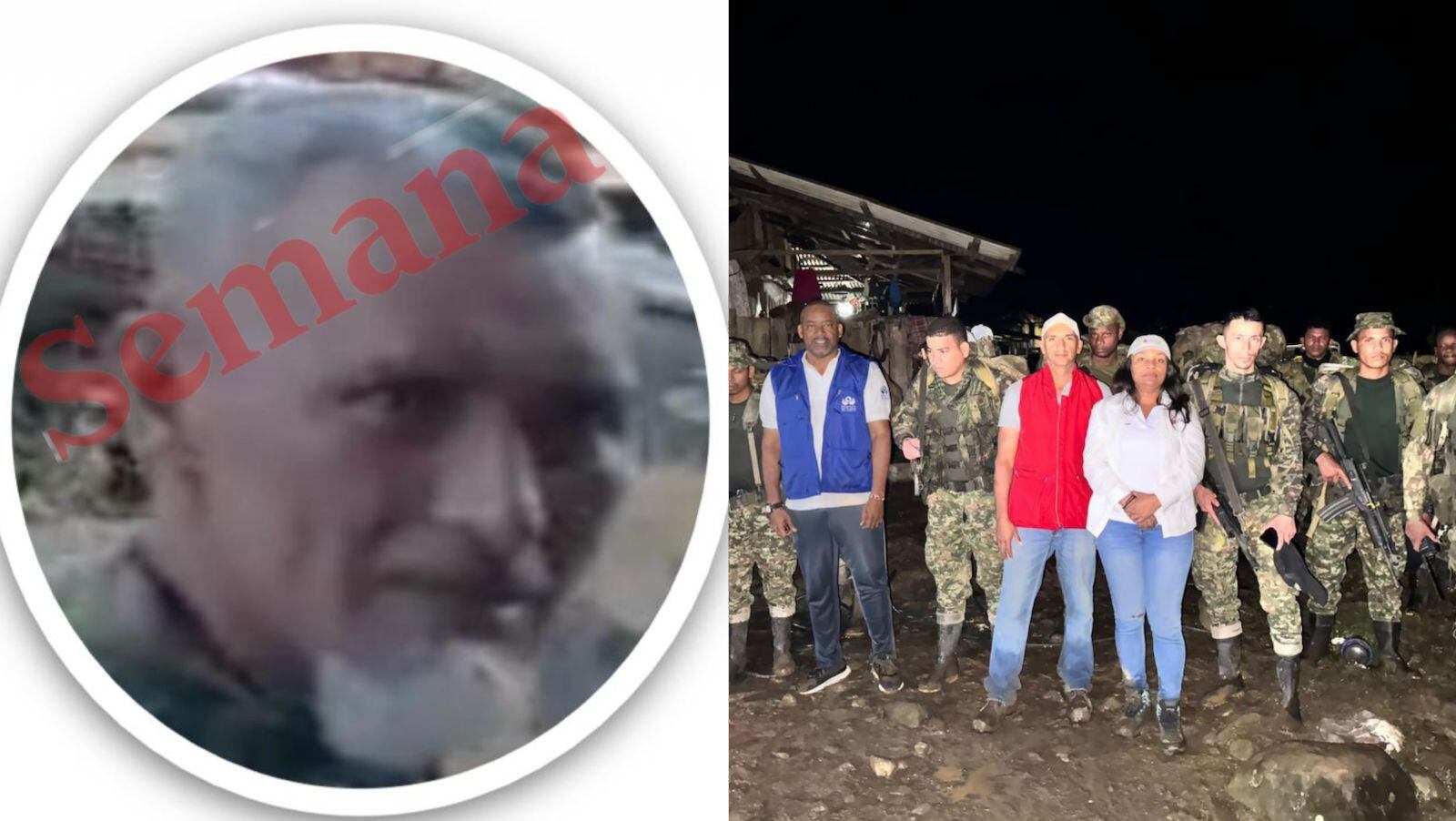 Alias Ramiro, cabecilla del ELN y soldados secuestrados en Chocó.