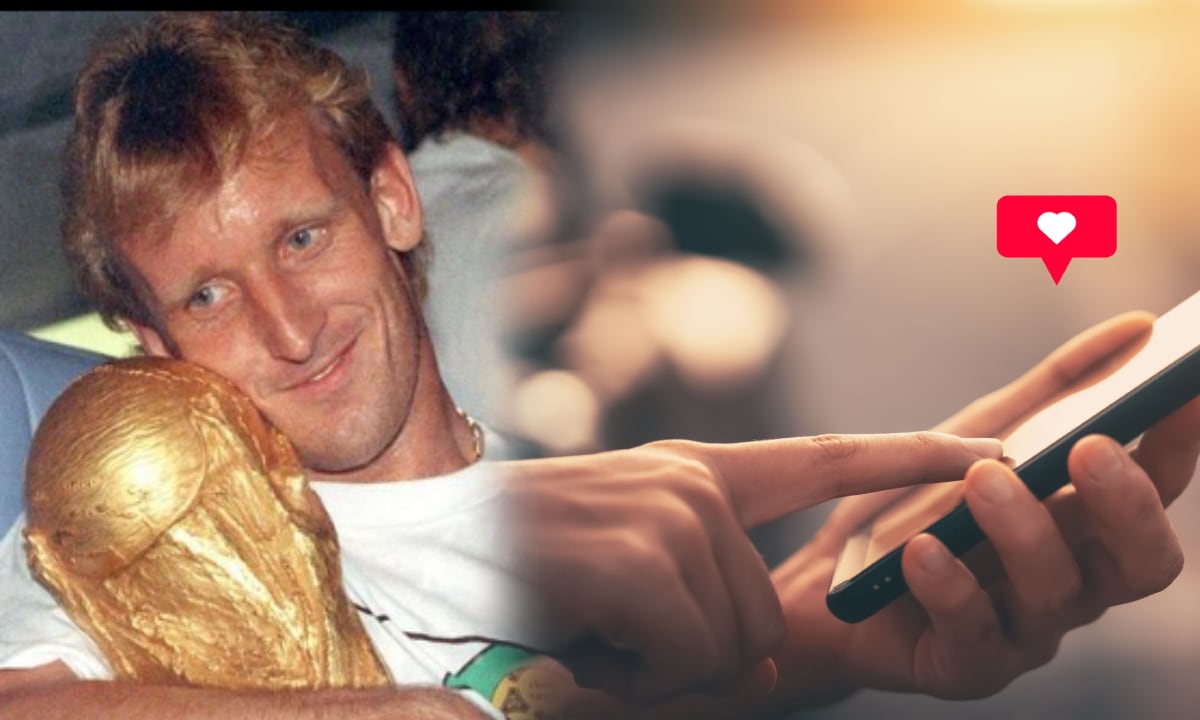 Andreas Brehme dejó en evidencia a su esposa durante una transmisión en vivo con sus fans.