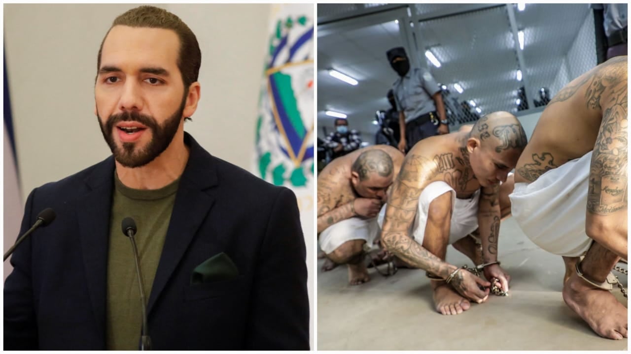 Bukele impuso el estado de excepción en El Salvador en marzo de 2022, tras una escalada de violencia.