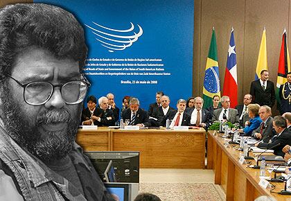 La guerrilla de las Farc solicitó a la Unasur una audiencia para exponer su visión sobre el conflicto colombiano. 
