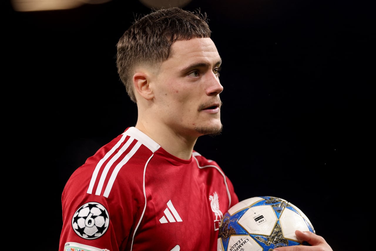 LIVERPOOL, ENGLAND - NOVEMBER 04: Florian Wirtz of Liverpool during the UEFA Champions League 2025/26 League Phase MD4 match between Liverpool FC and Real Madrid C.F. at Anfield on November 04, 2025 in Liverpool, England. (Photo by Carl Recine/Getty Images) (Photo by Carl Recine / GETTY IMAGES EUROPE / Getty Images via AFP)