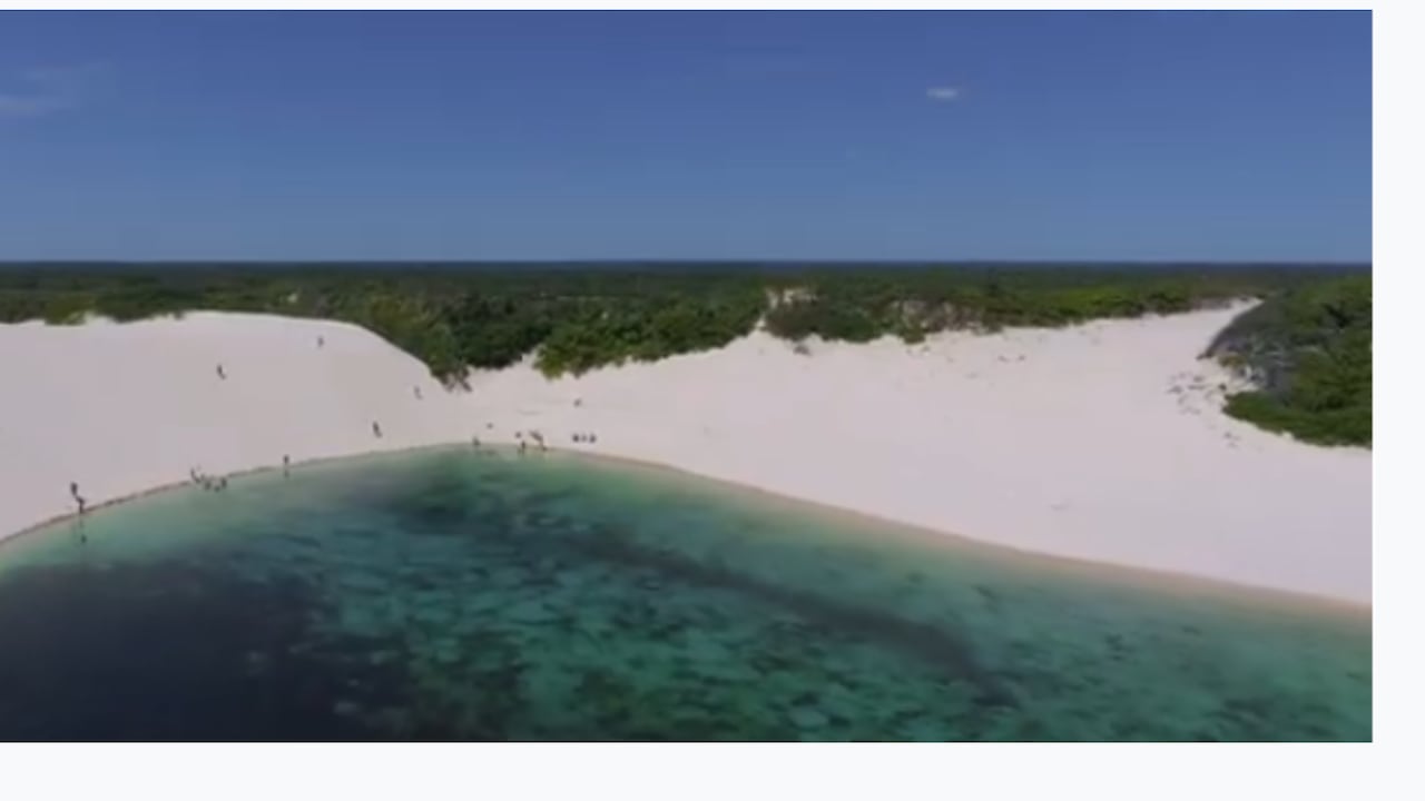 Parque Nacional dos Lençóis Maranhenses, en Brasil.