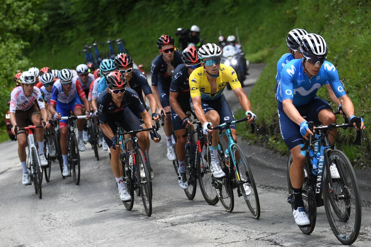 Miguel Ángel López en el Movistar Team.