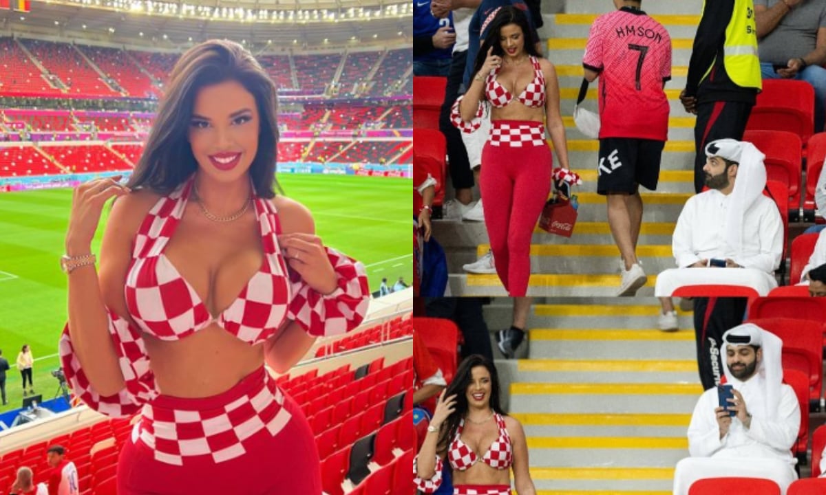 Ivana Knoll. Qatar 2022. Foto: Instagram oficial Ivana Knoll (knolldoll).