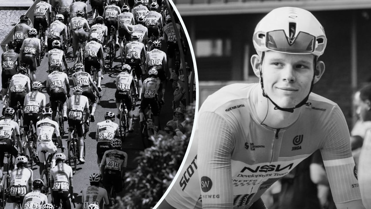 Finlay Tarling, ciclista de 19 años, que murió este viernes en la Vuelta a Portugal.