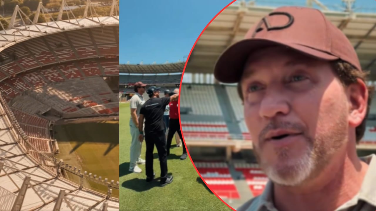 Alejandro Domínguez hizo un recorrido por el Metropolitano de Barranquilla durante este jueves, 27 de agosto del 2026.