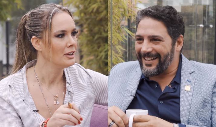 Agmeth Escaf estuvo charlando con Eva Rey