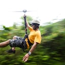 El canopy es uno de los deportes extremos para praticar en lugares de Cundinamarca.