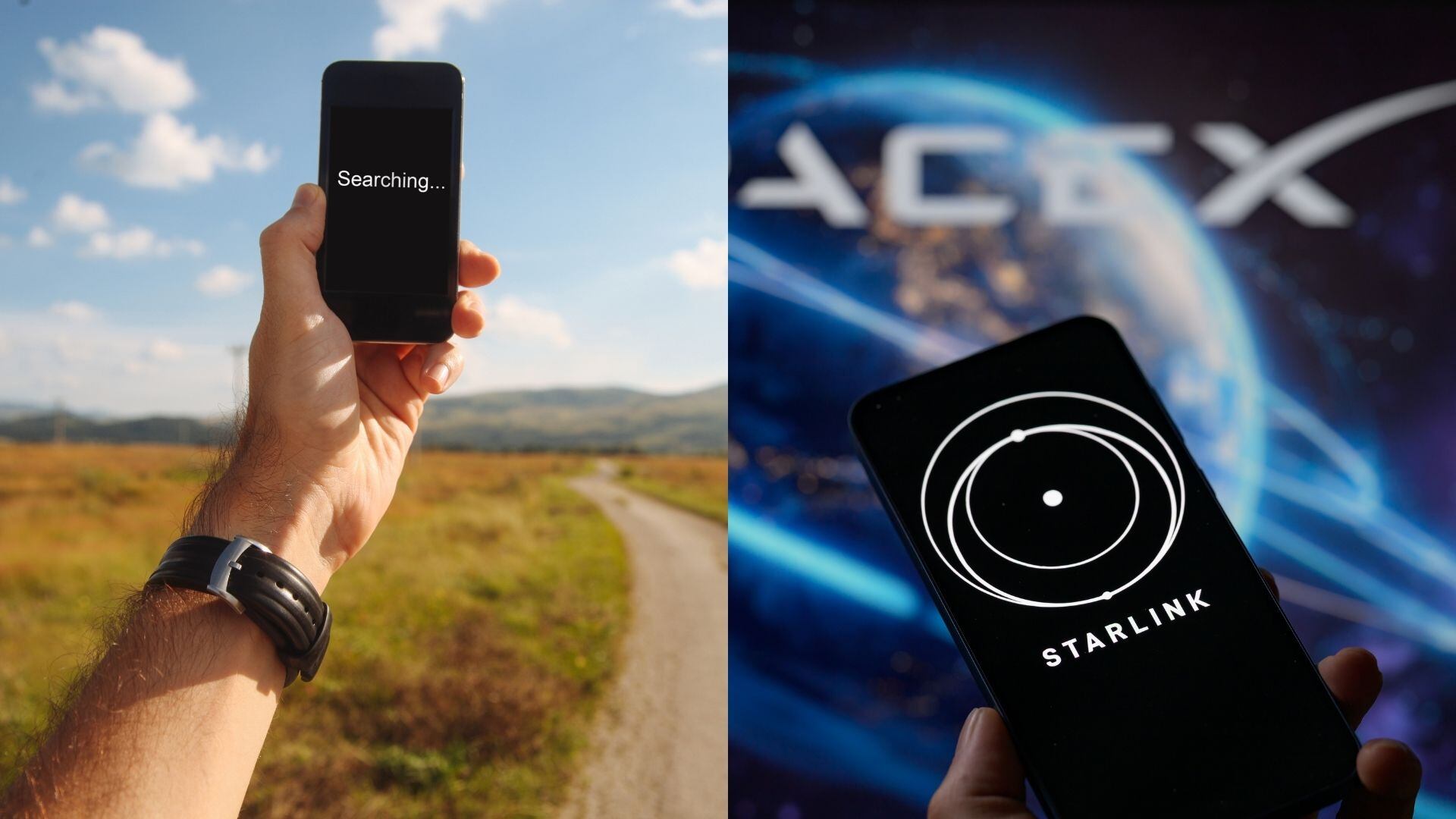 El servicio de Starlink para celulares solo está disponible en algunos países.