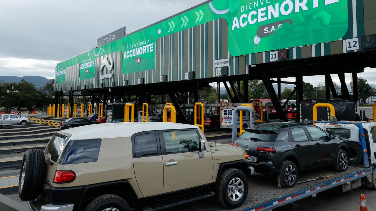 Salida de viajeros Autopista Norte Bogotá