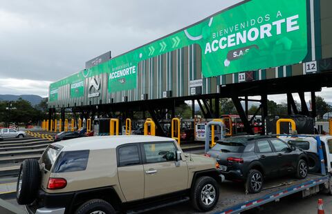 Salida de viajeros Autopista Norte Bogotá