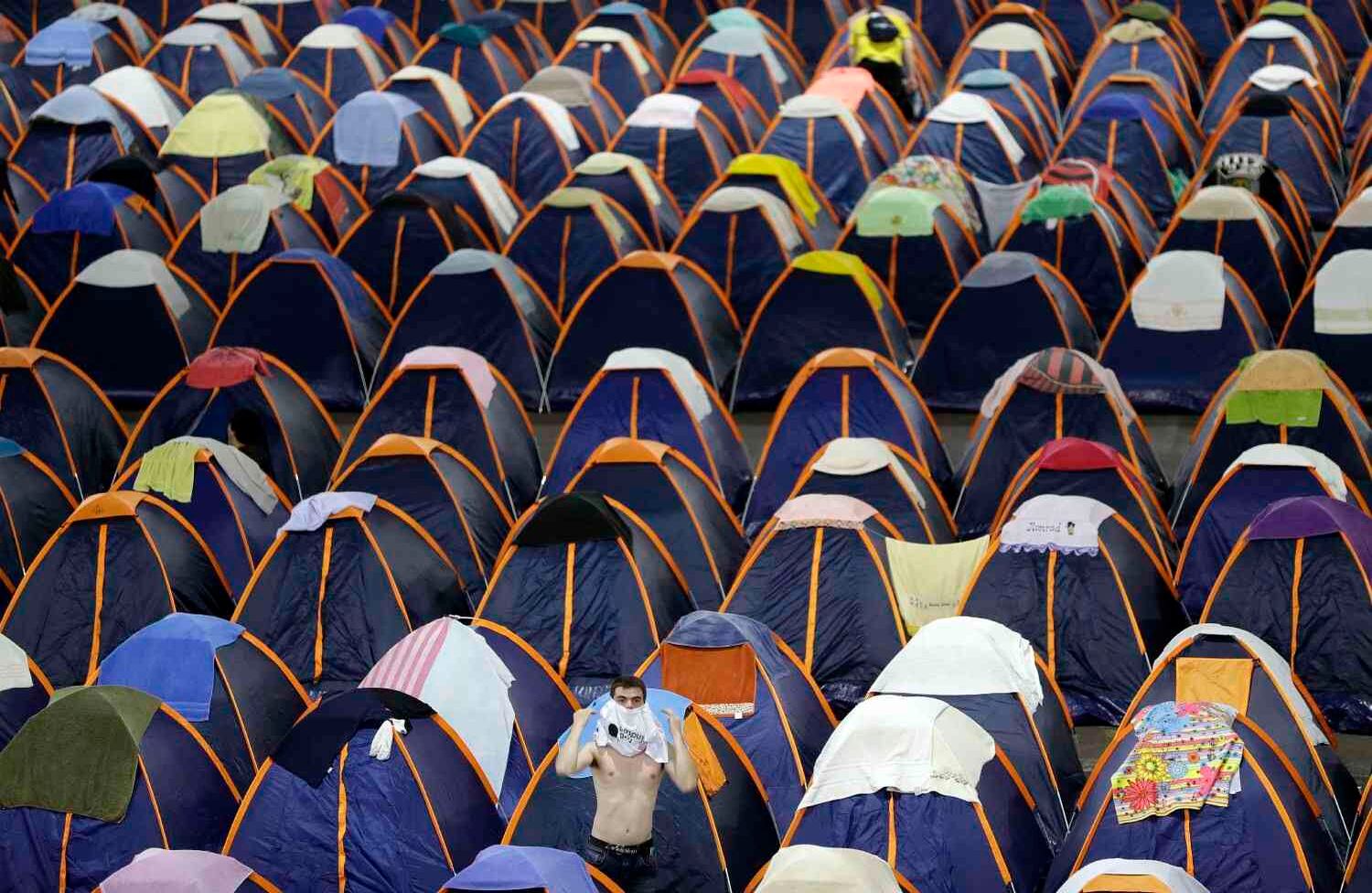 Brasil  Fiesta tecnológica Campus Party es un festival tecnológico de 24 horas que reúne a desarrolladores, jugadores y entusiastas de todo el mundo en Sao Pablo, Brasil.   AP/ Andre Penner 