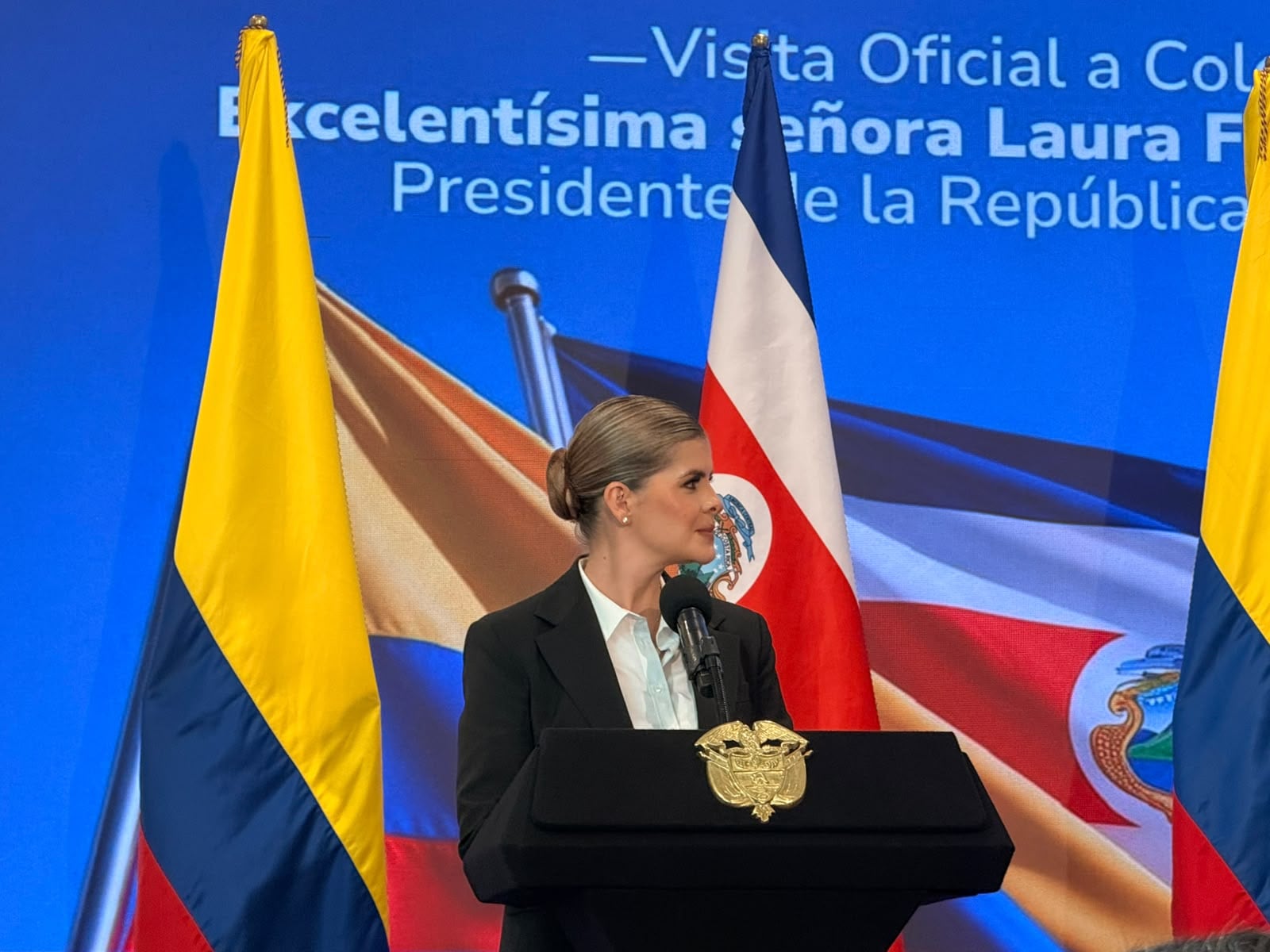 La presidenta de Costa Rica, Laura Fernández