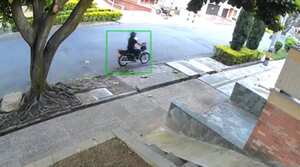 Conductor que protagonizó intento de robo en la ciudad de Medellín.