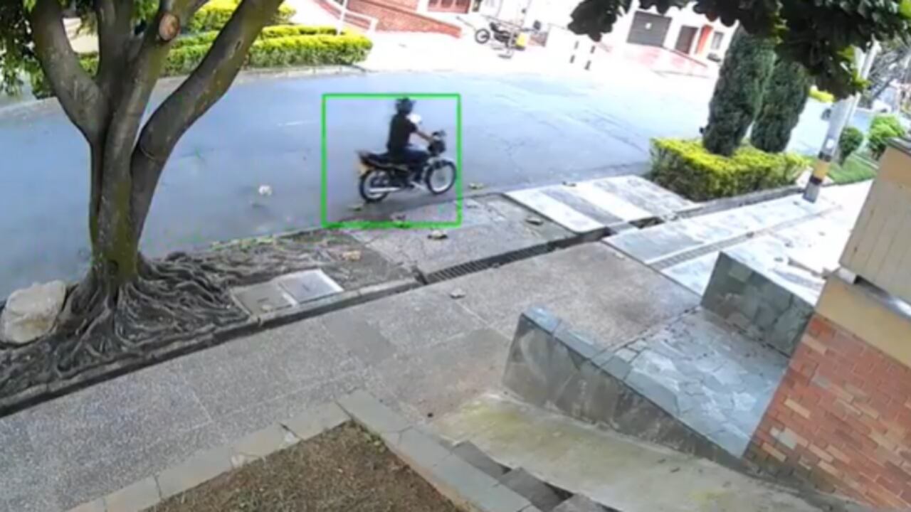 Conductor que protagonizó intento de robo en la ciudad de Medellín.