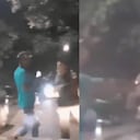 En vídeo quedó registrado un hecho de intolerancia entre un uniformado de la Policía Metropolitana de Cartagena y un taxista de la ciudad.