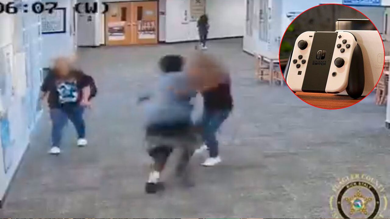 Estudiante de EE.UU. golpea a docente porque le quitó su Nintendo Switch.