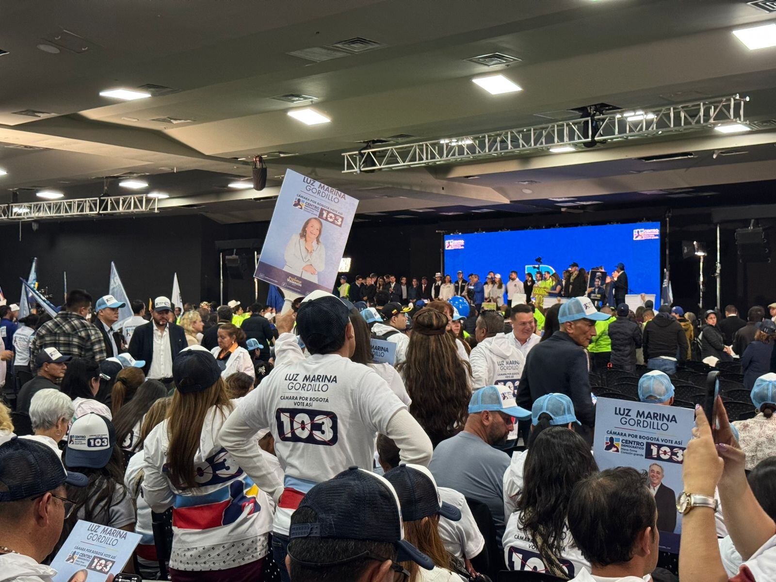 El Centro Democrático presentó su lista a la cámara por Bogotá.